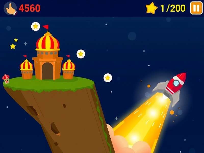 Biryani Rocket Dash Game Screenshot